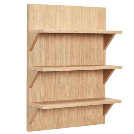 Hübsch Straight hylde 40 x 54 cm, egefinér | KitchenOne