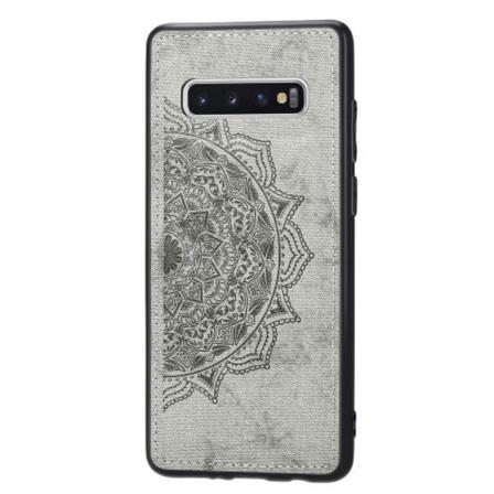 Samsung Galaxy S10 skal grå mandala grå