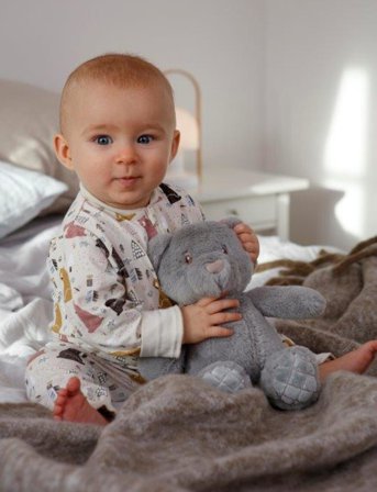 Teddykompaniet Milton, Grey, Big - Grey - ONE SIZE