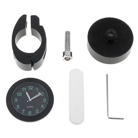 Universal Vandtæt Cykel Ur Selvlysende Ur til Motorcykel Cykel Sort