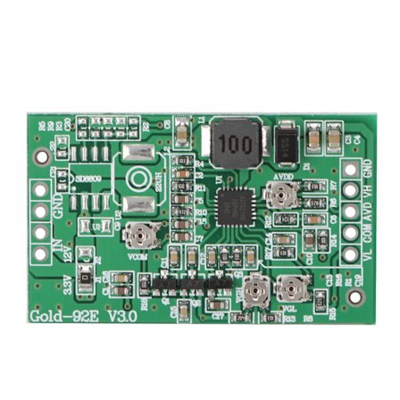 Boost Board -moduuli LCD TCON -kortti VGL VGH VCOM AVDD 4 säädettävä Gold-92E Zhide++