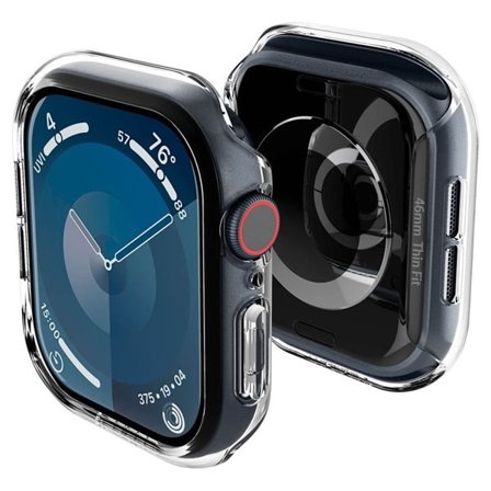 Spigen Ohut kotelo Apple Watch 10 46mm:lle - Kirkas