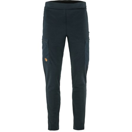 Fjällräven Men's Keb Fleece Trousers in Dark Navy, G-1000 | Size: XS