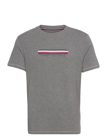 Cn Ss Tee T-shirts Short-sleeved Grå Tommy Hilfiger