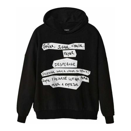 Desigual Sweatshirts & Hoodies Sort, Dame