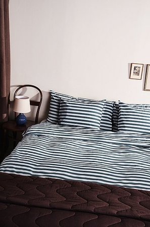 Jotex - Pussilakanasetti Parivuode Orgaaninen Sininen/valkoinen Sininen/valkoinen - KAYO - Osta Parisängyt Jotex