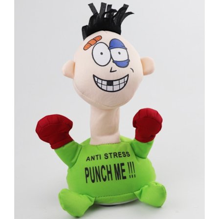 Sjov slå mig skrig dukke, interaktivt legetøj, ventil skrig dukke til at blive slået og modstå slag