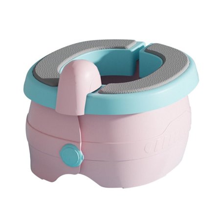 Baby Barn Potta Vikbar Barnpotta ROSA PU MATTA PU MATTA