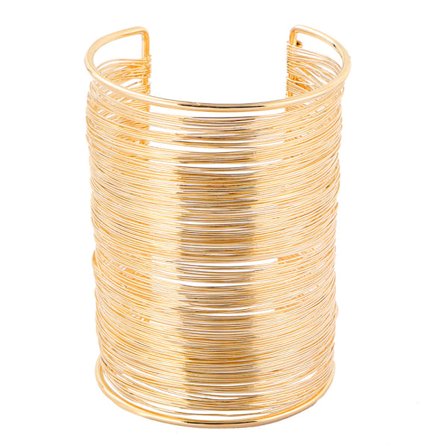 Metal armbånd, hul åben hånd smykker, bred version til kvinder, punk personlighed armbånd