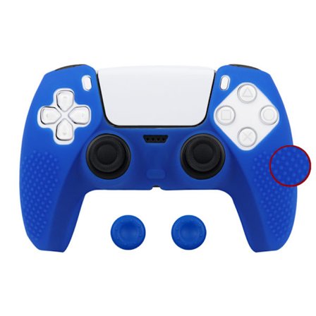 Etui til PS5-controller, silikone med tommelfingergreb (11)