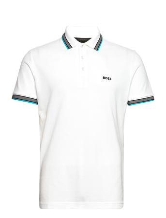 Paddy Polos Short-sleeved Hvit BOSS
