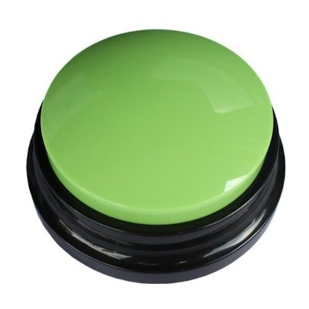 1 PC optagelig taleknap Interaktiv legetøjsfonograf til børn