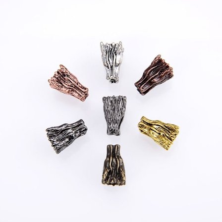 Dragon Head Beads Legering Dragon Beads Mixed Colors Connector
