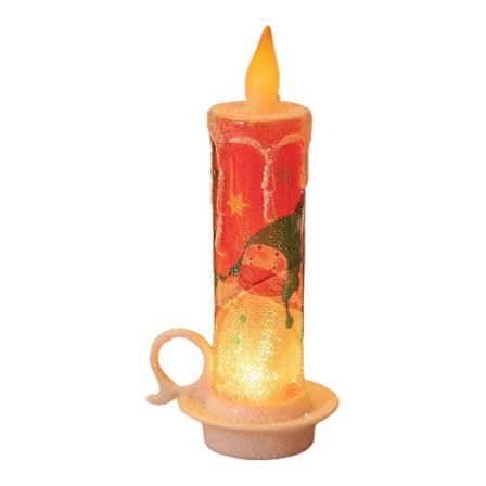 Jul Små Ljus LED Elektroniska Ljus med Söta Julmönster Skrivbordsdekorationer Qinghai