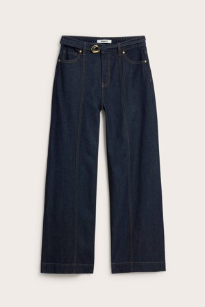 Kappahl | Wide jeans High waist | Tumma denim