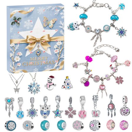 Advent Calendar with Bracelet - 24 jewelry pieces to discover