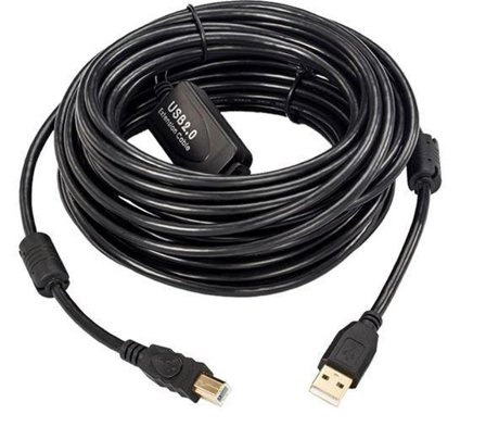 MicroConnect USB-kabel - USB-type B til USB - 20 m