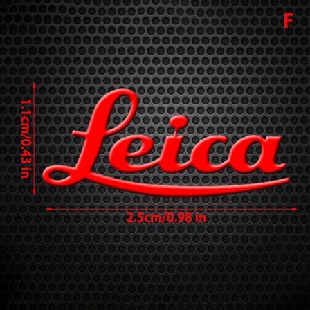 Leica Metal Stickers Logo Mobiltelefon Stickers Kamera Stickers