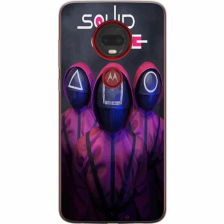 Motorola Moto G7 Plus Genomskinligt Skal Squid Game