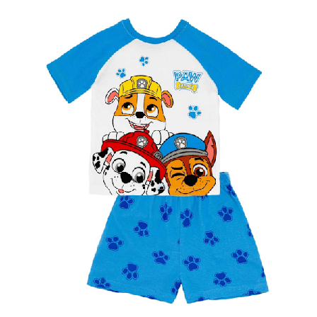 Paw Patrol Boys Tryckt Kortärmad Pyjamas Set 12-18 Månader B