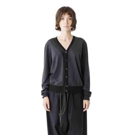 Maison Margiela, Knitwear Grijs, Dames, Maat:XL