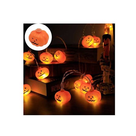 Halloween Flaggermuslys, Gresskar Flaggermus Dekorative Lys, 20 LED Halloween Dekorasjonslys, Halloween Lyslenker
