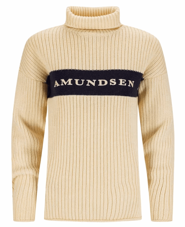 Amundsen Heroes Ski Turtle Neck Womens Natural/Navy
