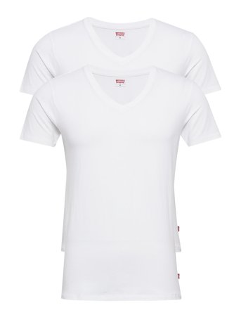 Levis Men V-Neck 2P White Levi's