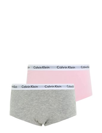 2Pk Shorty Night & Underwear Underwear Panties Grå Calvin Klein*Betinget Tilbud