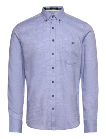 Lindbergh | Mélange Brushed Shirt L/S - Regular | S