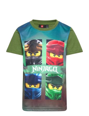 Lwtaylor 120 - Ss T-Shirt T-shirts Short-sleeved Grønn LEGO Kidswear*Betinget Tilbud