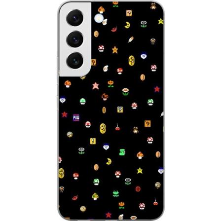 Samsung Galaxy S22 5G Gennemsigtig cover Super Mario Bros