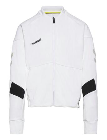 Tech Move Kids Poly Zip Jacket White Hummel