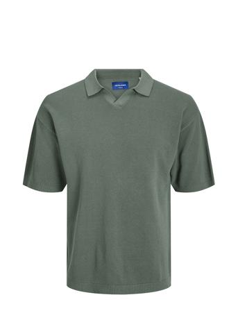 Jorlinen Blend Knit Ss Polo Sn Green Jack & J S