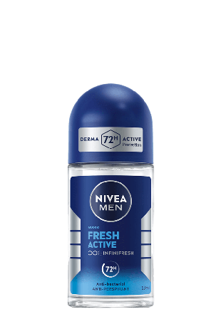 NIVEA Antiperspirant Deo Fresh Active Roll On 50 ml MEN Herr