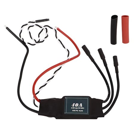40A RC børsteløs motor elektrisk hastighedsregulator ESC 2‐6S til forskellige flyvekontroller