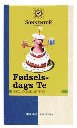 Sonnentor Fødselsdags te Ø 18 breve, Helse & Madvarer, Te, Øvrig Te