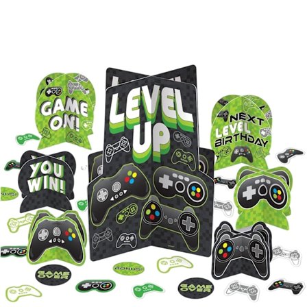 Amscan Level Up Gamers Party Centrepiece (8-pack) One Size G