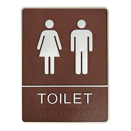 Herr Dam Unisex Badrumsskylt WC Toalett Entré Skyltar Dörrklistermärke för Offentlig Plats Heminredning Roliga Väggdekaler Mural