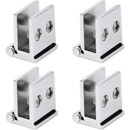 Sarana 4 kpl lasioville, 0° avautumiskulma saranat keittiökalusteisiin, vitriiniin, suihkuun, lasin paksuudelle 5 mm -