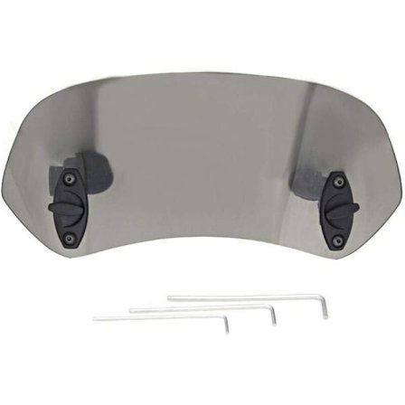 Motorcykel Vindskærm Justerbar Clip-On Vindskærm Vindafviser Vindskærmstilbehør til Motorcykel Tawny