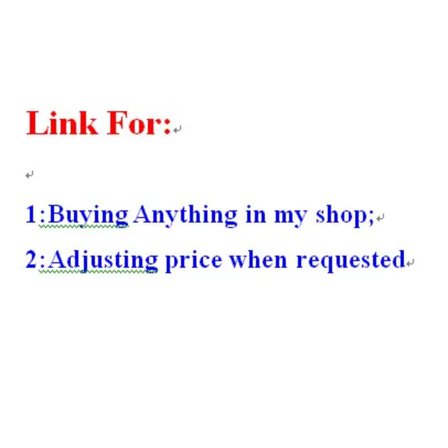 Länk för att kompensera skillnaden för beställningar, eller för att lägga beställningar på varor i min butik, etc.