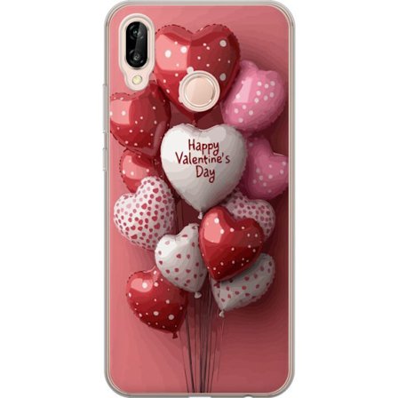 Kompatibel Mobilcover til Huawei Huawei P20 lite Valentinsballoner
