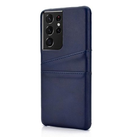 Samsung Galaxy S21 Ultra - Stilsäkert Skal med Korthållare