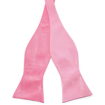 Skinnende Babypink Selvbinder Butterfly til mænd - Selvbinder butterfly