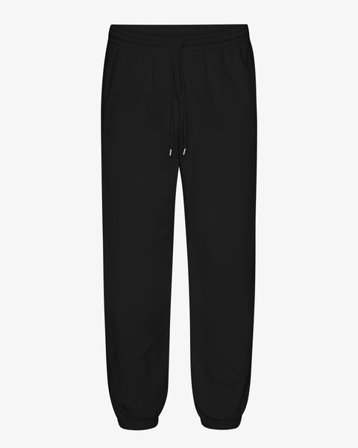 Organic Relaxed Sweatpants - Deep Black