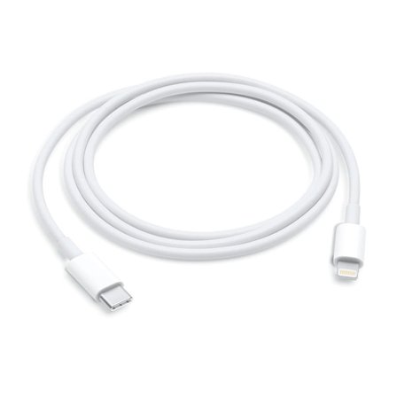 Apple Lightning till USB-C Kabel 1m bulk - Vit