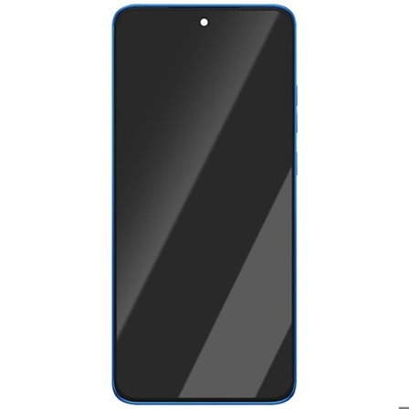 Skärm för Motorola Edge 50 Neo LCD + Touchglas + Original Motorola Blå Chassi