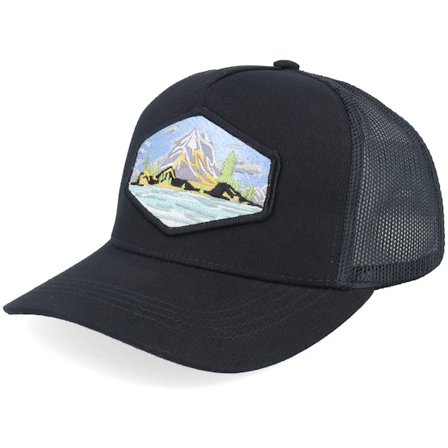 Wild Spirit - Negro trucker Gorra - Kids Island Patch Black Trucker @ Hatstore