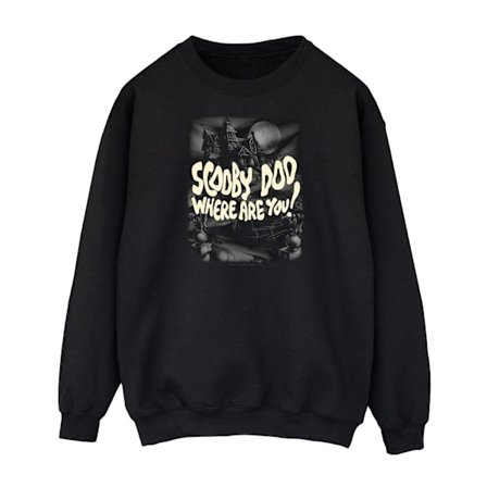 Scooby Doo Herr Var Är Du? Slott Sweatshirt M Svart
